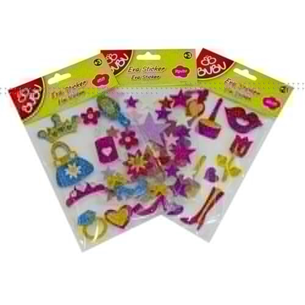 Bubu Eva Sticker Simli Prenses Bubu BUBUSTS016