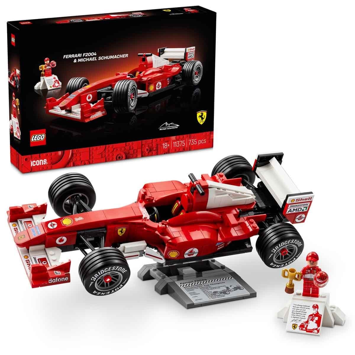 LEGO ICONS FERRARI F2004 VE MICHAEL SCHUMACHER 11375 Diğer LIC11375