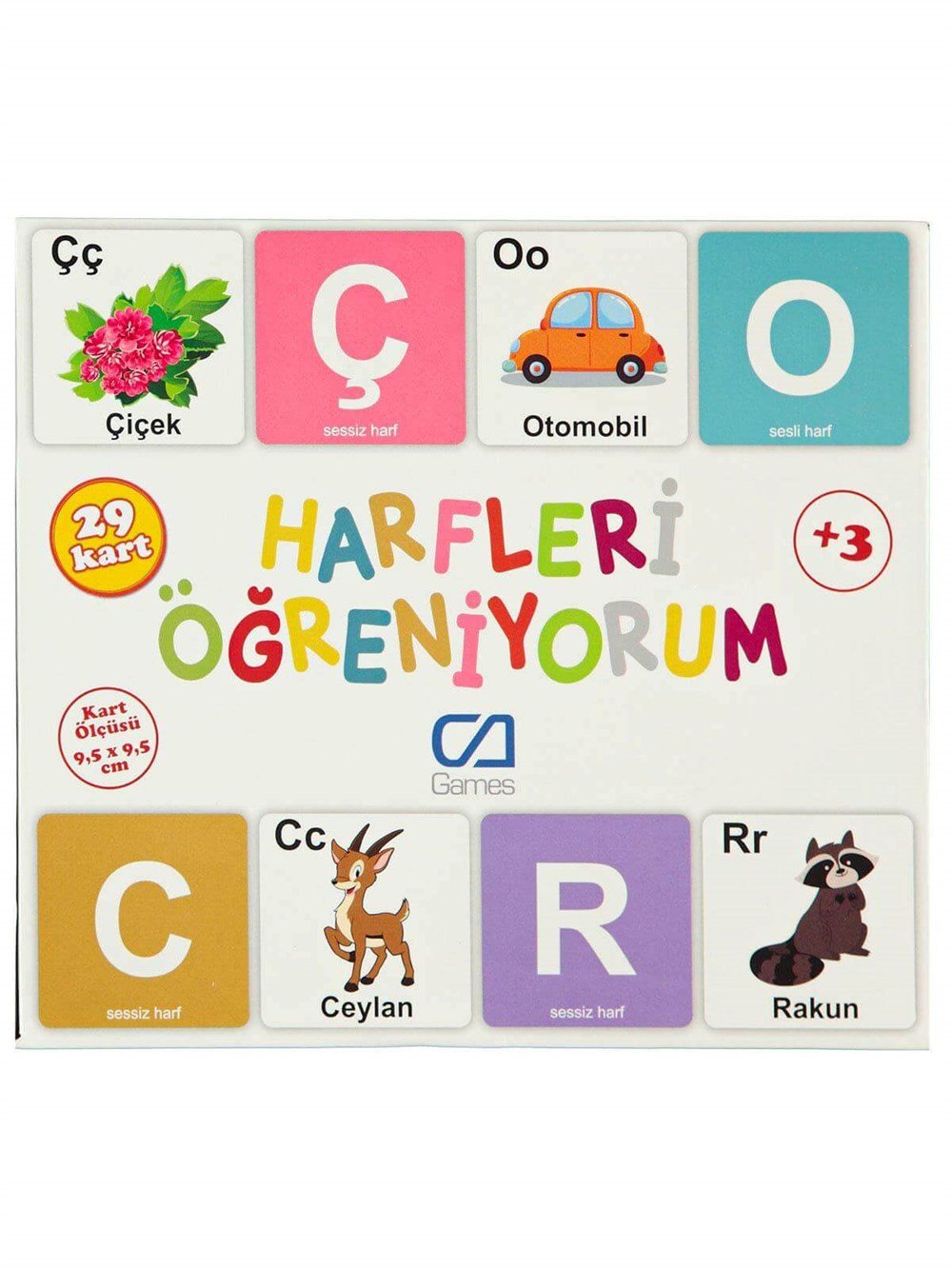 EGITICI OYUN KARTLARI HARFLERI OGRENIYORUM Ca Games CA 5042