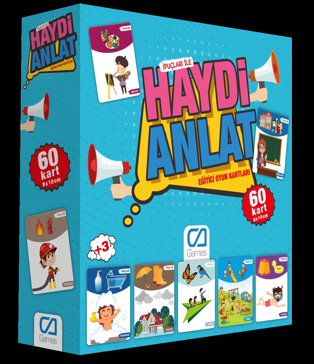 CA Games Haydi Anlat Eğitici Oyun Kartları Ca Games CA.5080