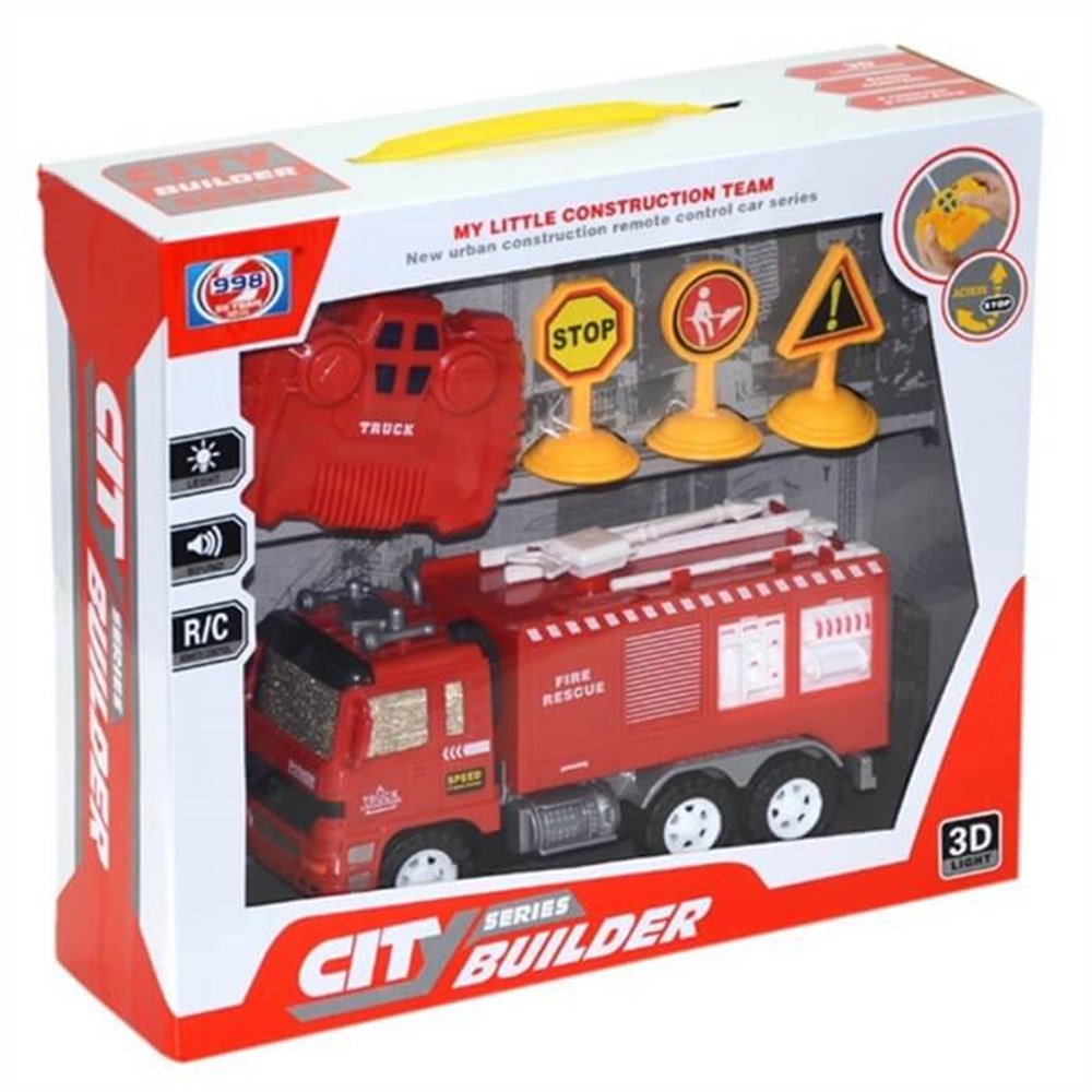 Can-Em Oyuncak Uzaktan Kumandalı İtfaiye Seti Canem Oyuncak CNM 998 43F2