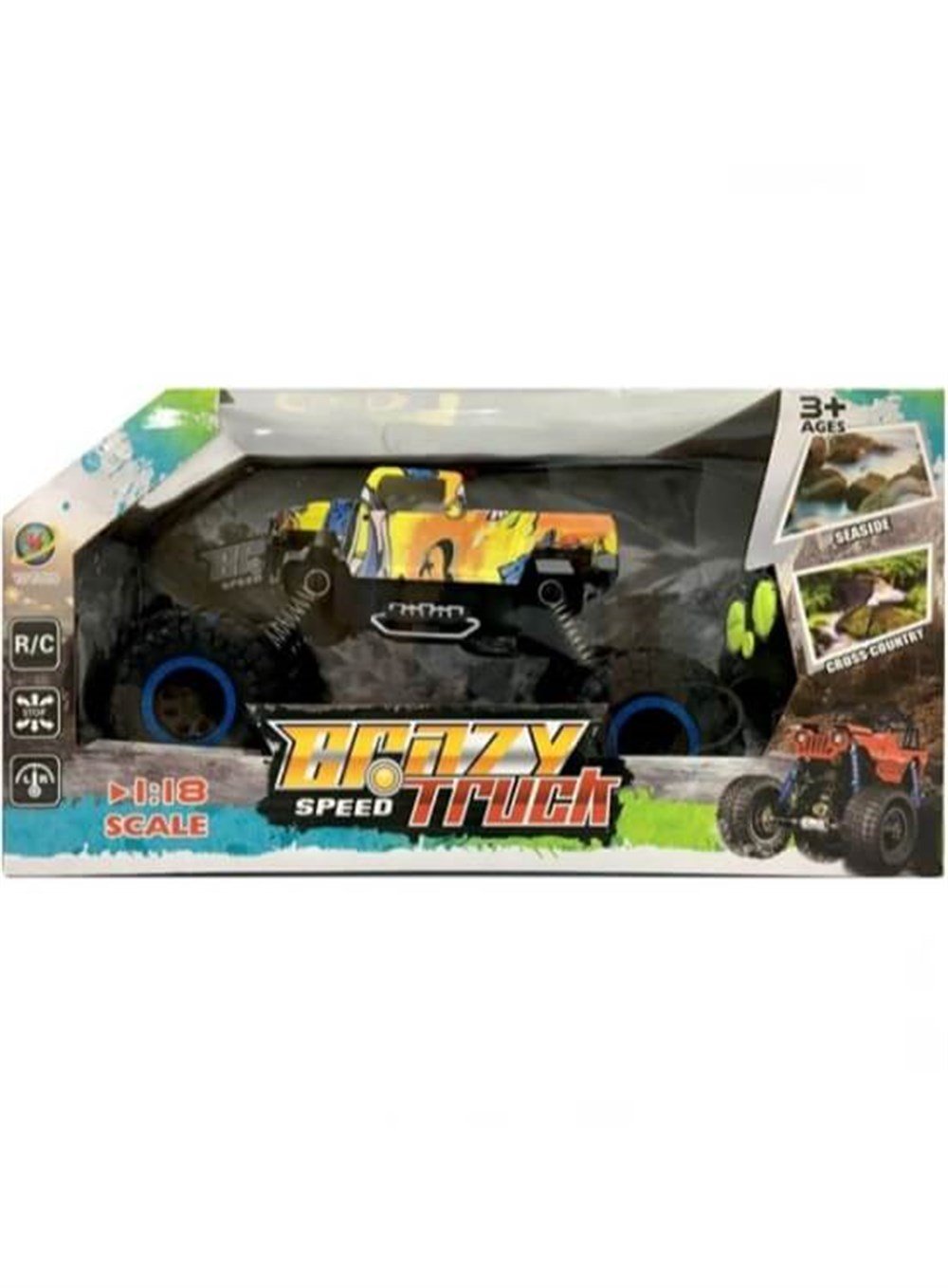 Uzaktan Kumandalı Crazy Speed Truck 1:18 7/8 Canem Oyuncak CNM YD18B 7 8