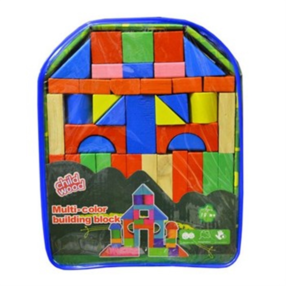 Çantalı Ahşap Blok Set