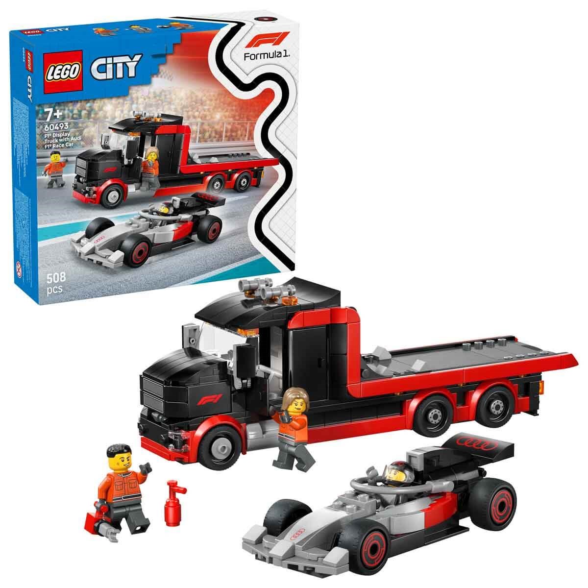 LEGO CITY AUDI F1® YARIS ARABALI F1 SERGILEME KAMYONU 60493 Diğer LSC60493