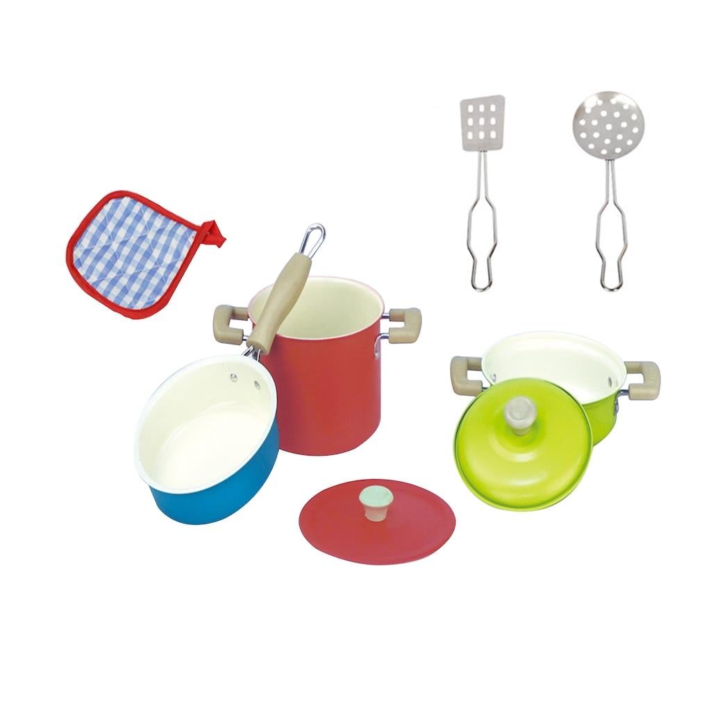 8 PARCA PEMBE EMAYE TENCERE TAVA SETI Diğer ATF 1818 7A