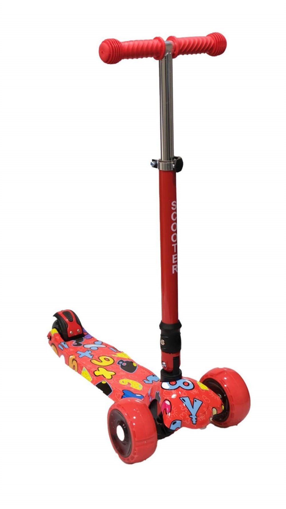 ISIKLI 3 TEKERLEKLI SCOOTER PEMBE CEREN CTOY 990 P