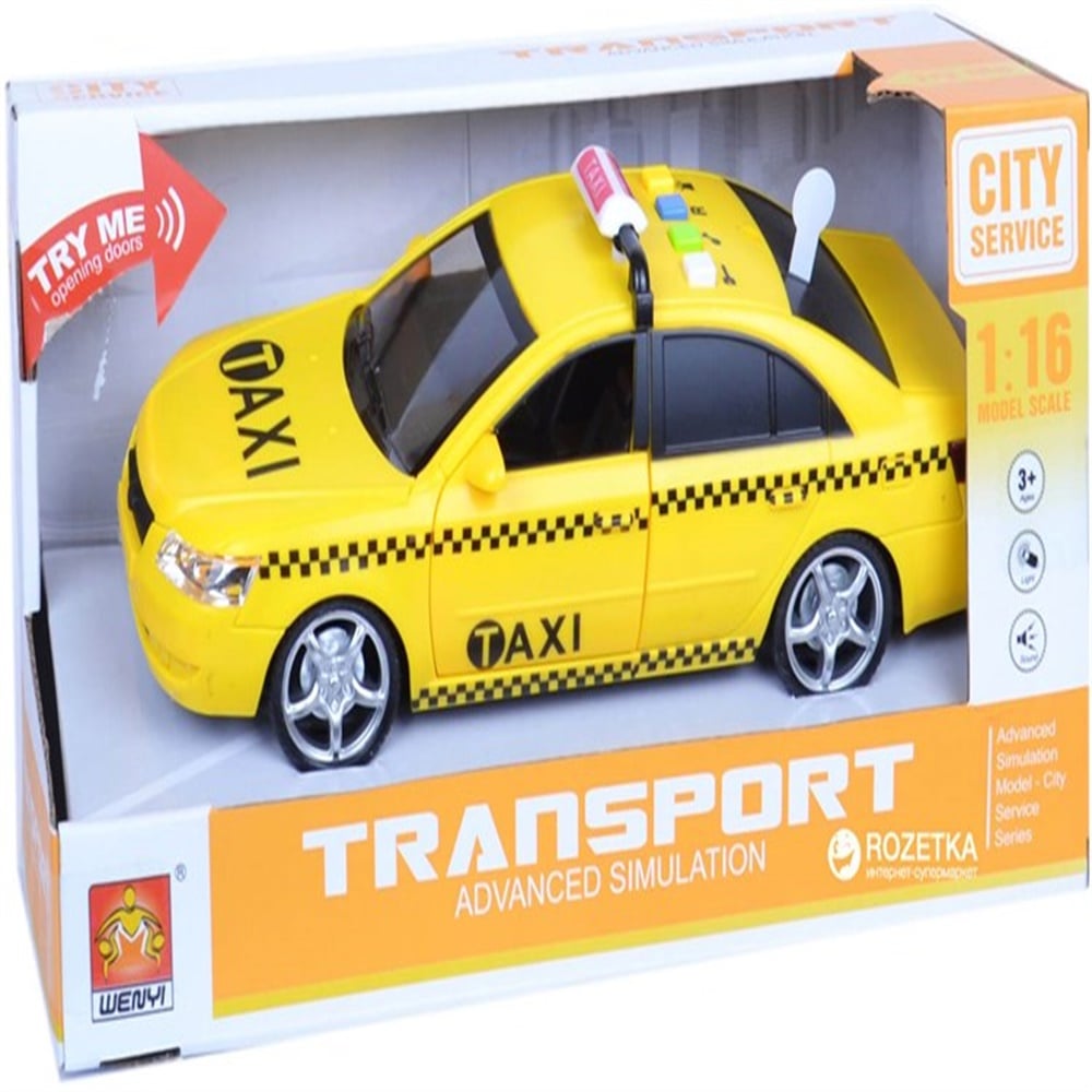 City Service Işıklı Sesli Polis Ve Taksi