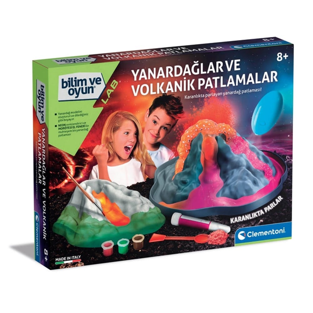 Clementoni Bilim ve Oyun Yanardağlar ve Volkanik Patlamalar 64193 Clementoni CLE 64193