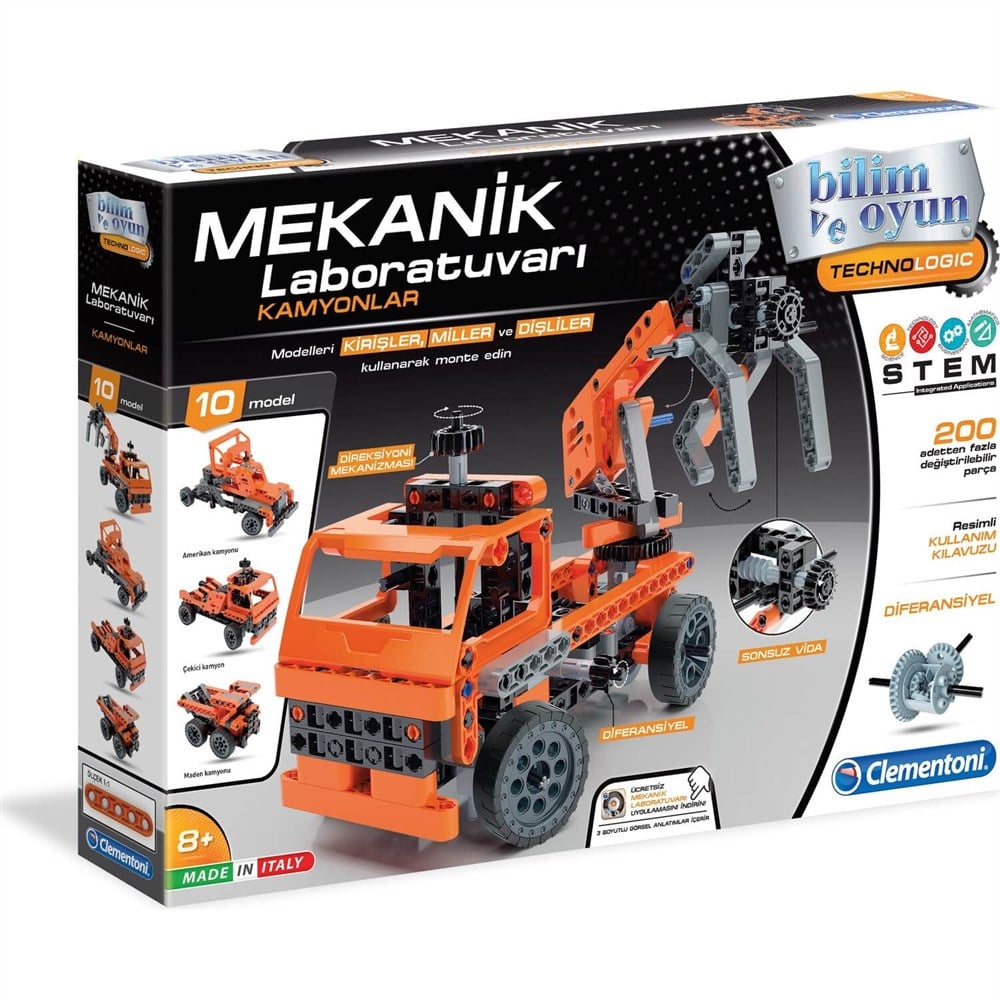 Mekanik Lab.Kamyonlar CLM 64821 Clementoni CLM 64821