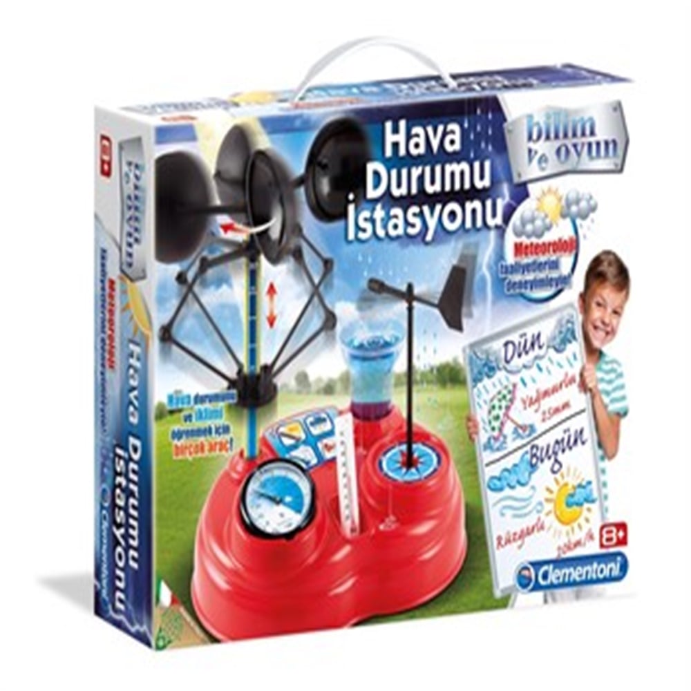 Clementoni Deney Seti - Meteroloji İstasyonu (8 Yaş+)