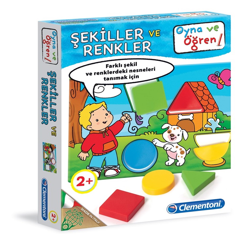 Clementoni Oyna ve Öğren Şekiller ve Renkler (2 Yaş+)