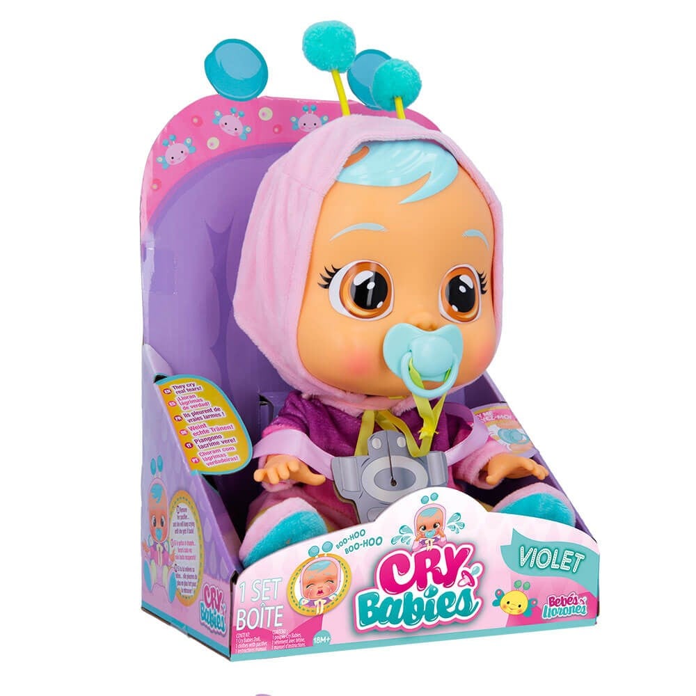 Cry Babies Ağlayan Bebek Violet CYB15000 Cry Babies CYB15000 V