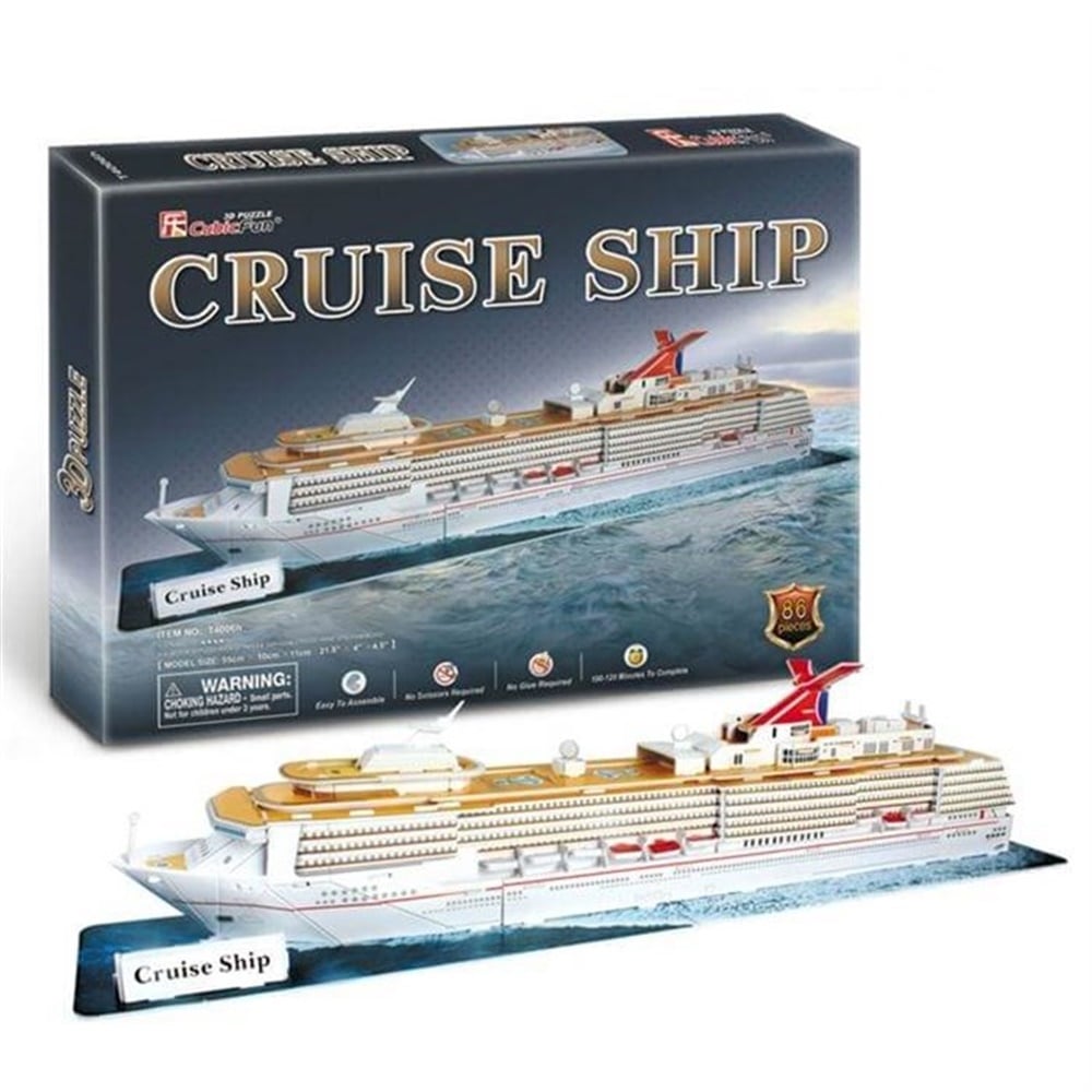 Cubic Fun 3D 86 Parça 3 Boyutlu Puzzle Seyahat Yolcu Gemisi