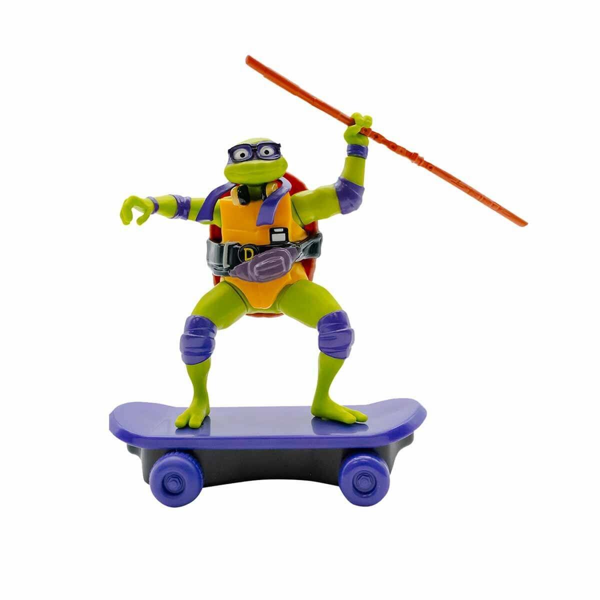 TMNT Mutant Mayhem Sewer Shredders Figür TU814001 Donnie Giochi Preziosi TU814001 D