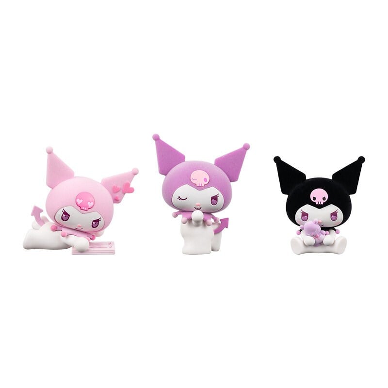 Hello Kitty 3'lü Kuromi 10 cm Figür Seti HKT0460-HKTJ2000 Giochi Preziosi HKTJ2000