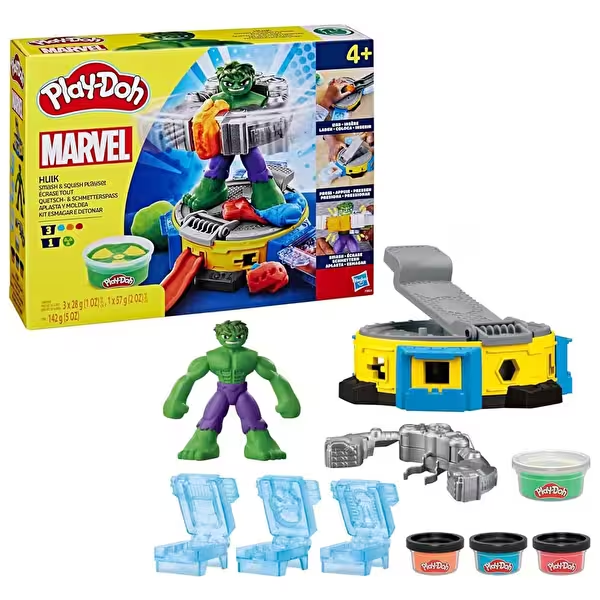 PLAY DOH HULK SMASH VE SQUISH OYUN SETI F9826 Diğer F9826