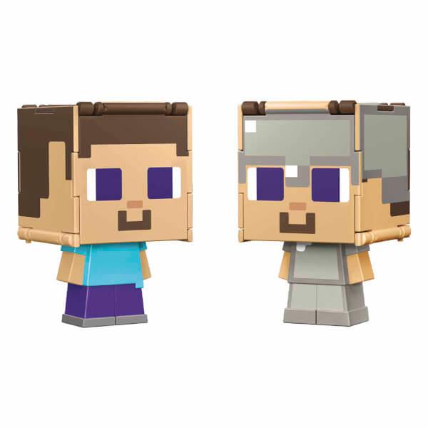 MINECRAFT FLIPPING FIGS 2SI 1 ARADA FIGUR STEVE HTL43-HTL44 Diğer HTL44