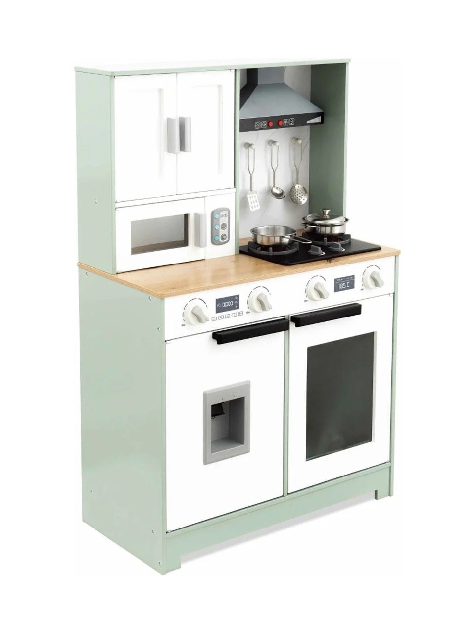 Vardem Ahşap Mutfak Seti (Mikrodalga Fırın, Ocak, Aspiratör) 96,4x60,2x30Cm Vardem TX1705