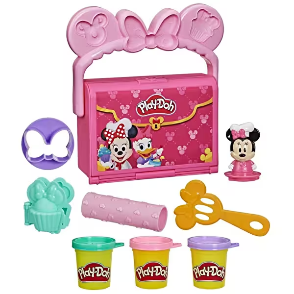 PLAY-DOH DISNEY JUNIOR MINNIE MOUSE AND GO BAKERY PLAYSET G2326-G3108 Diğer G3108