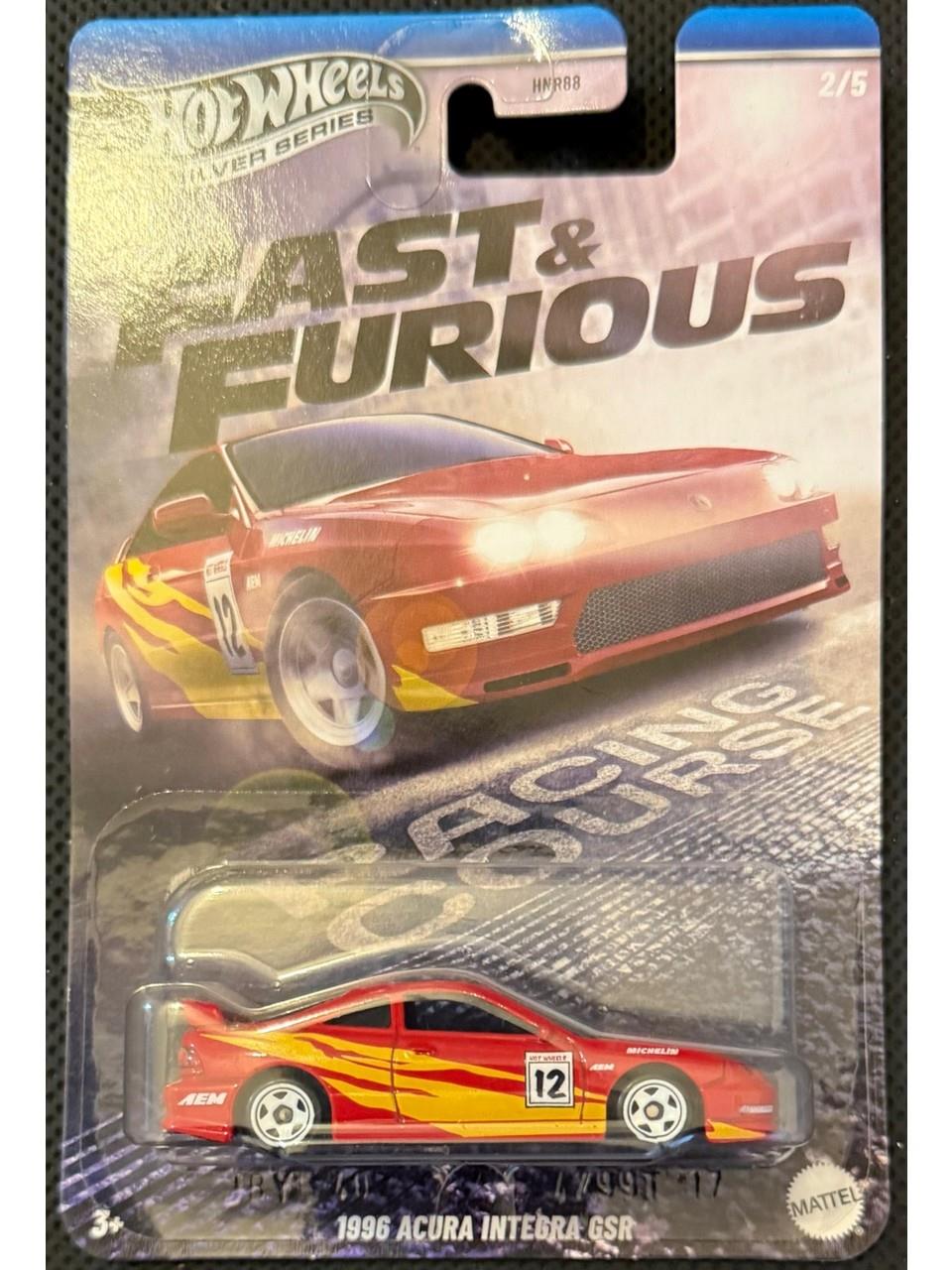 HOT WHEELS SILVER SERIES FAST & FURIOUS 1996 ACURA INTEGRA GSR HNR88-JBY40 Diğer JBY40