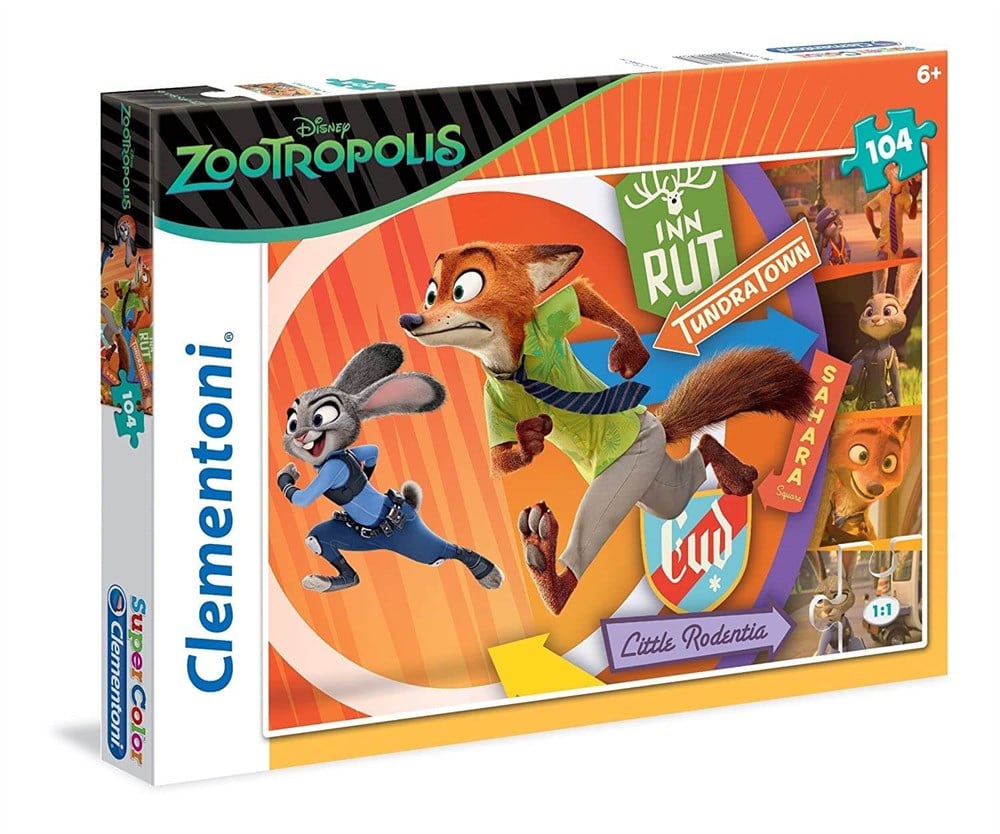 Puzzle 104 Parça Zootropolis Keep Critters Diğer 27968