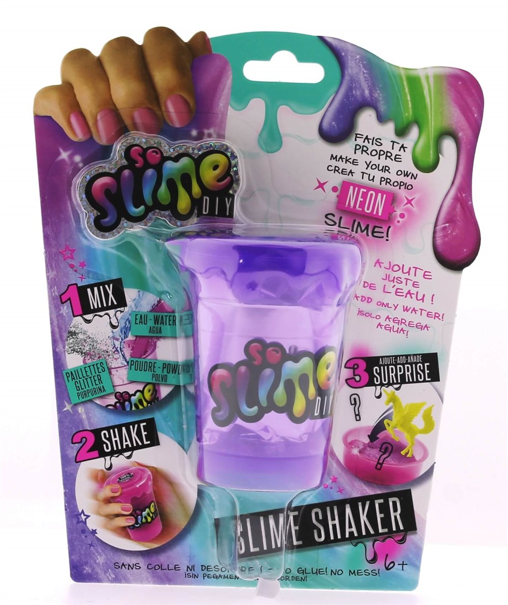 Neon Mor Slime Shaker Rainbow Tekli Diğer 58012