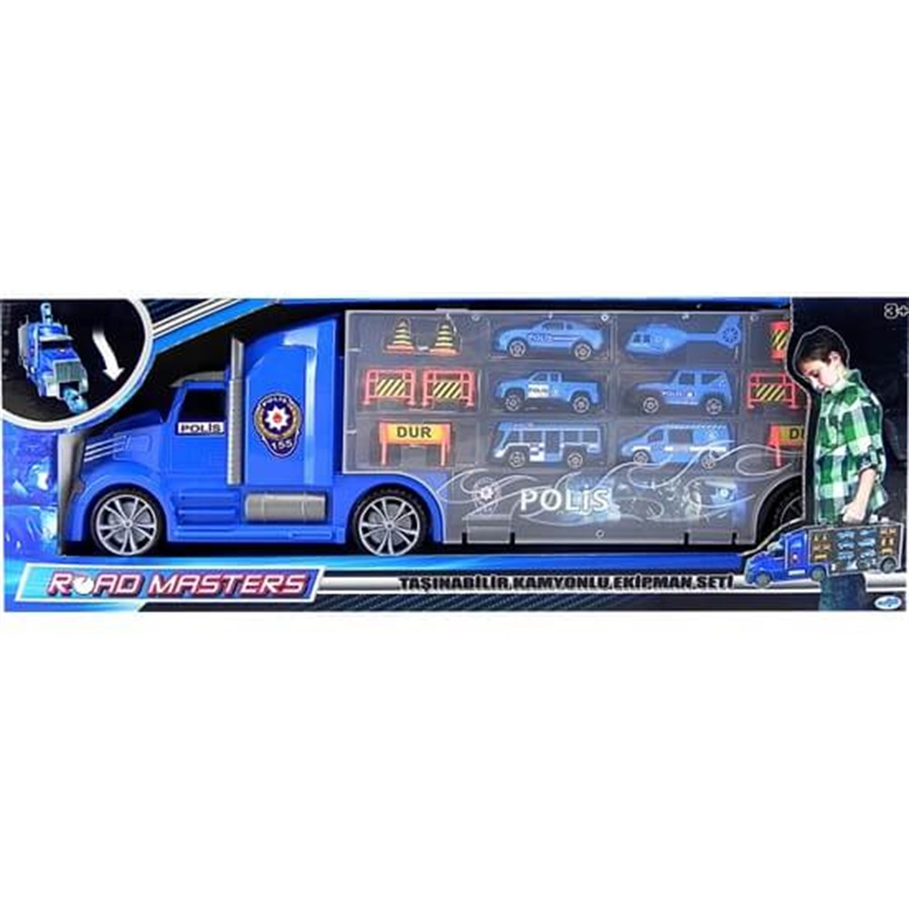 Taşınabilir Kamyonlu Polis Seti 6602G Diğer 6602G