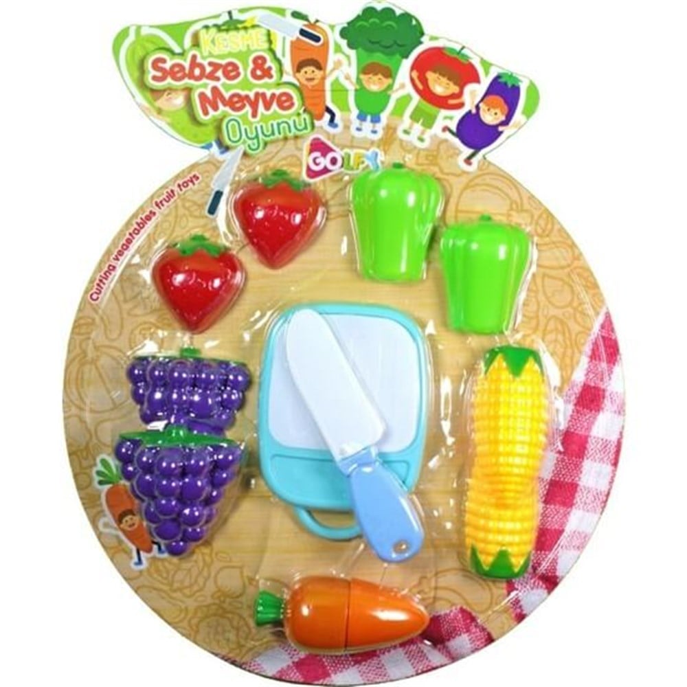 Kartelada 12 Parça Kesme Meyve Sebze 7012 Diğer 7012