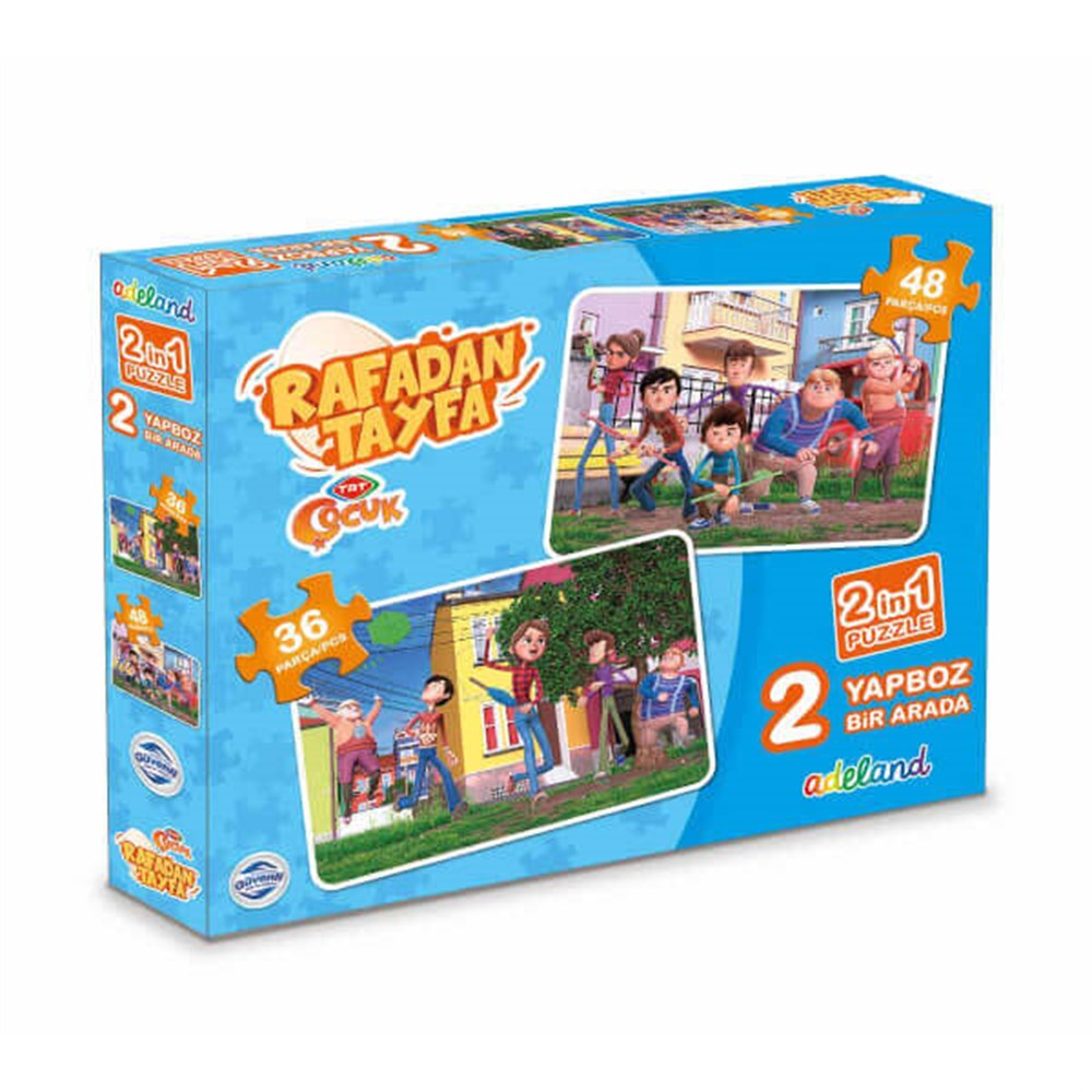 Rafadan Tayfa 2 in 1 Puzzle Diğer ADL20130003420
