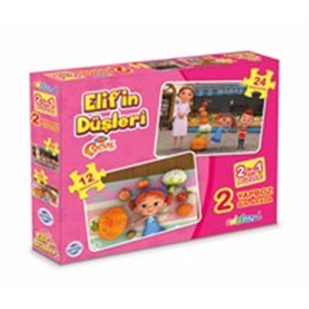 Elifin Düşleri 2 in 1 Puzzle Diğer ADL20130003430