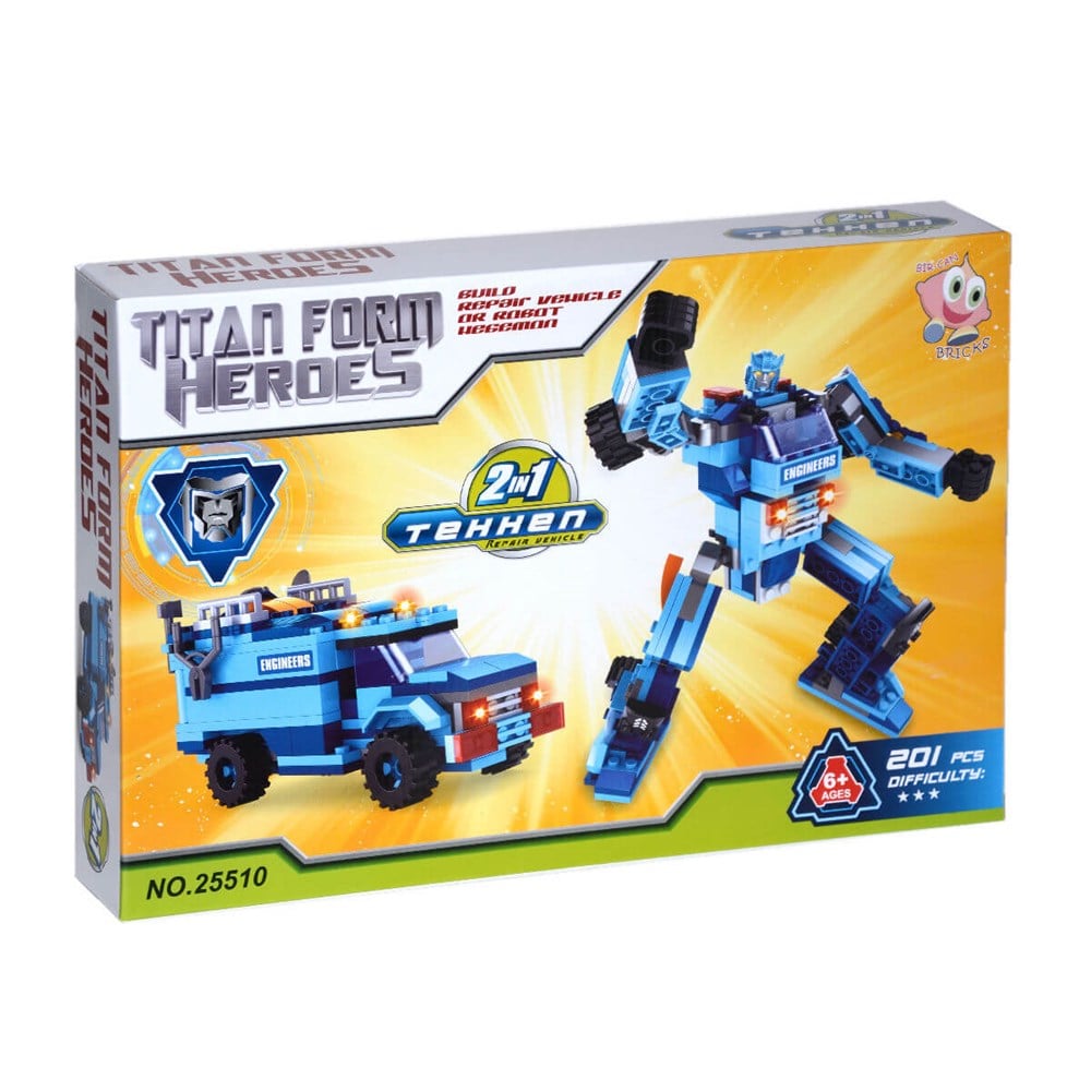 Bricks 201 Parça Robot Araba Seti BC 25510 Diğer BC 25510