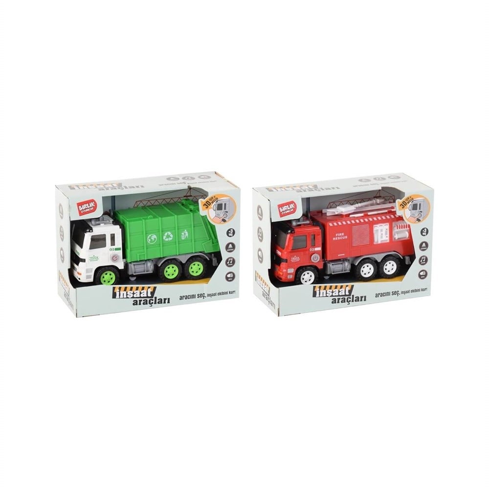 Büyük Sürtmeli İtfaiye Ve Çöp Kamyonu BIR 948 43F4 Diğer BIR 948 43F4