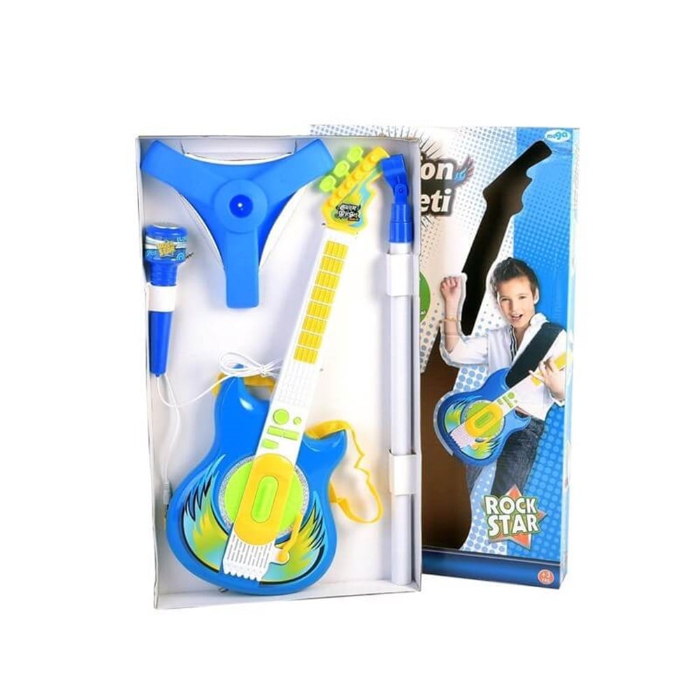 MEGA MIKROFON VE GITAR SETI MAVI Diğer CXY96962