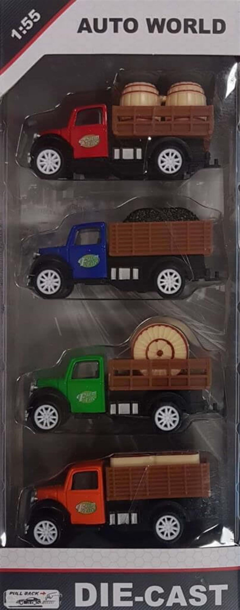 Kutulu 1:55 Die Cast Çek Bırak 4'Lü Kamyon DS871 Diğer DS871