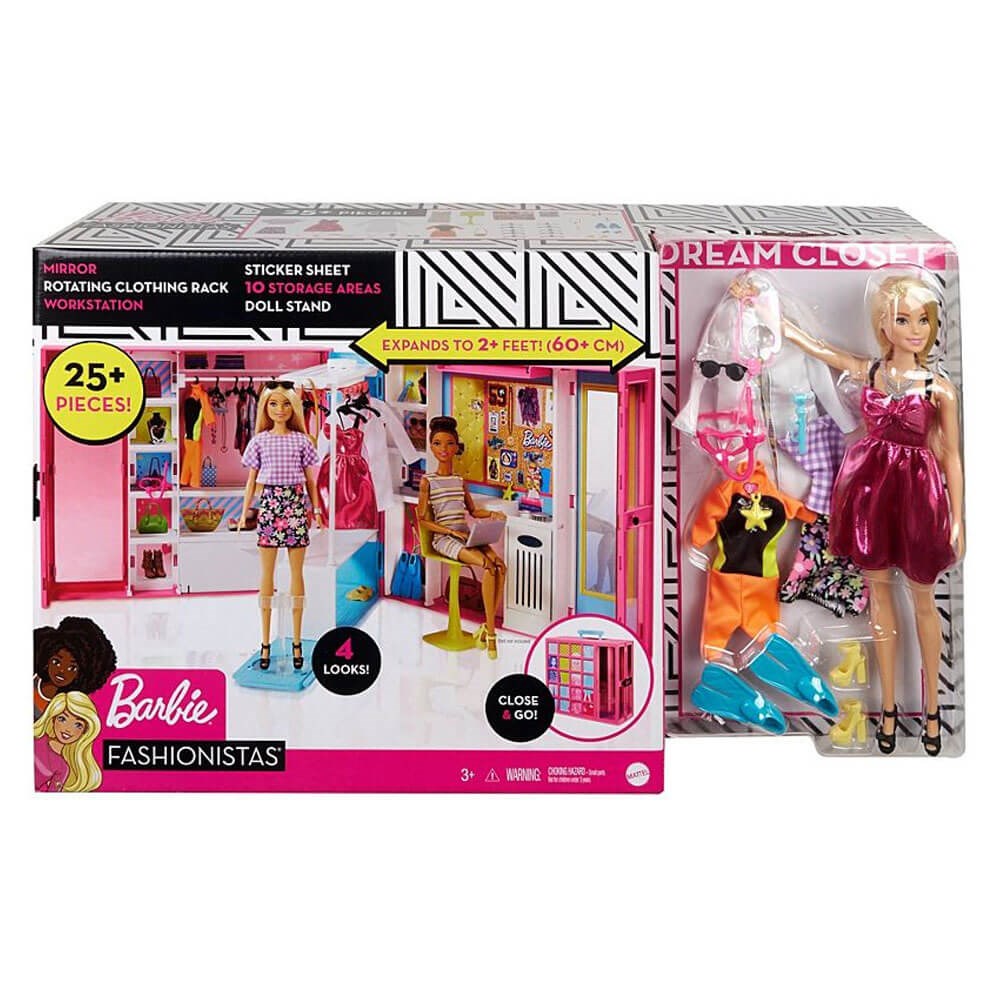 Barbie'nin Rüya Dolabı Oyun Seti Gbk10