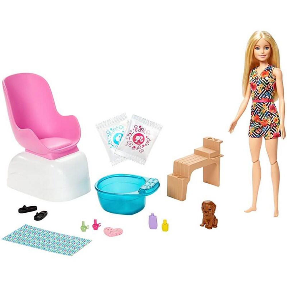 BARBIE SAGLIKLI TIRNAK BAKIMI OYUN SETI GHN07 Diğer GHN07