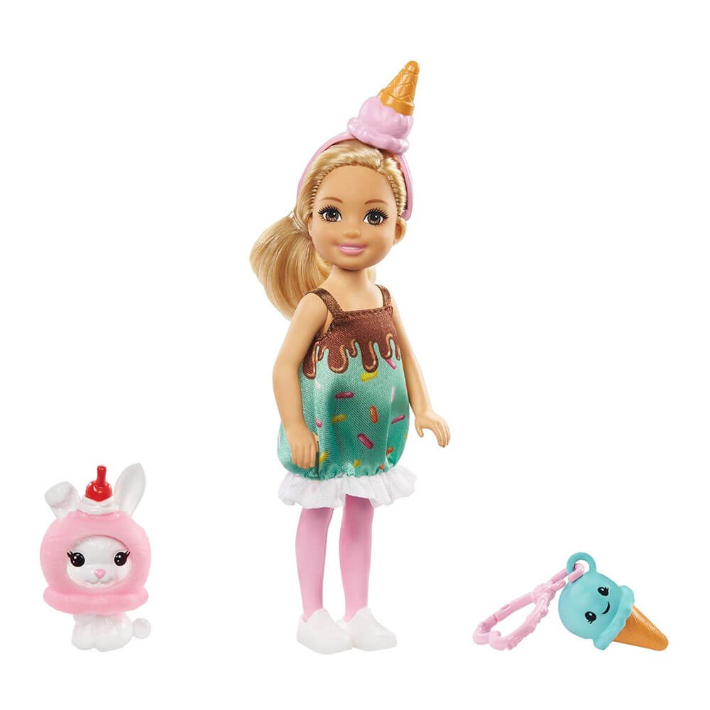 BARBIE KOSTUMLU CHELSEA VE HAYVANCIGI OYUN SETLERI GHV69-GHV72 Diğer GHV72