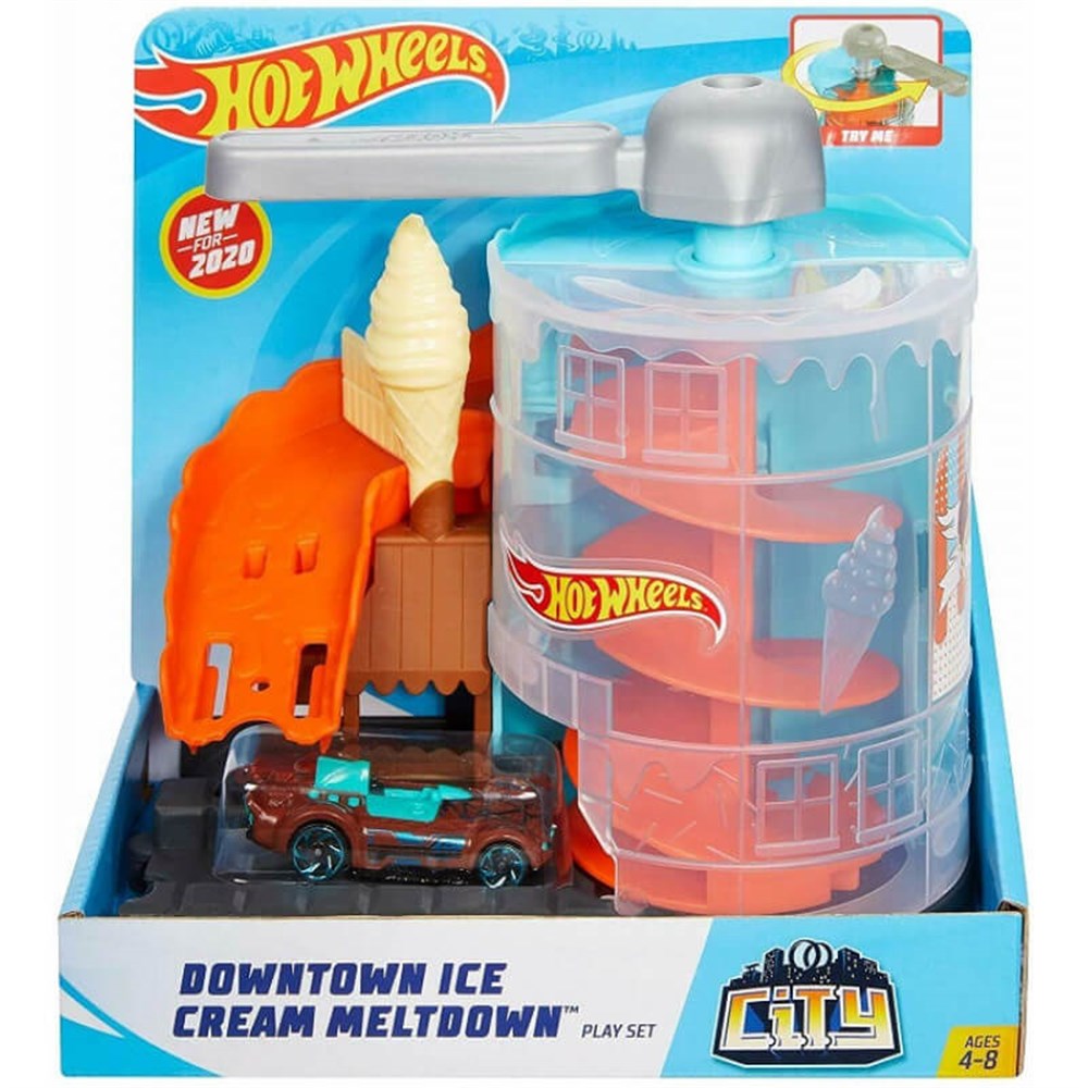 Hot Wheels Şehir Otoparkı Oyun Setleri Ice Cream Frh28-Gpd08 Diğer GPD08