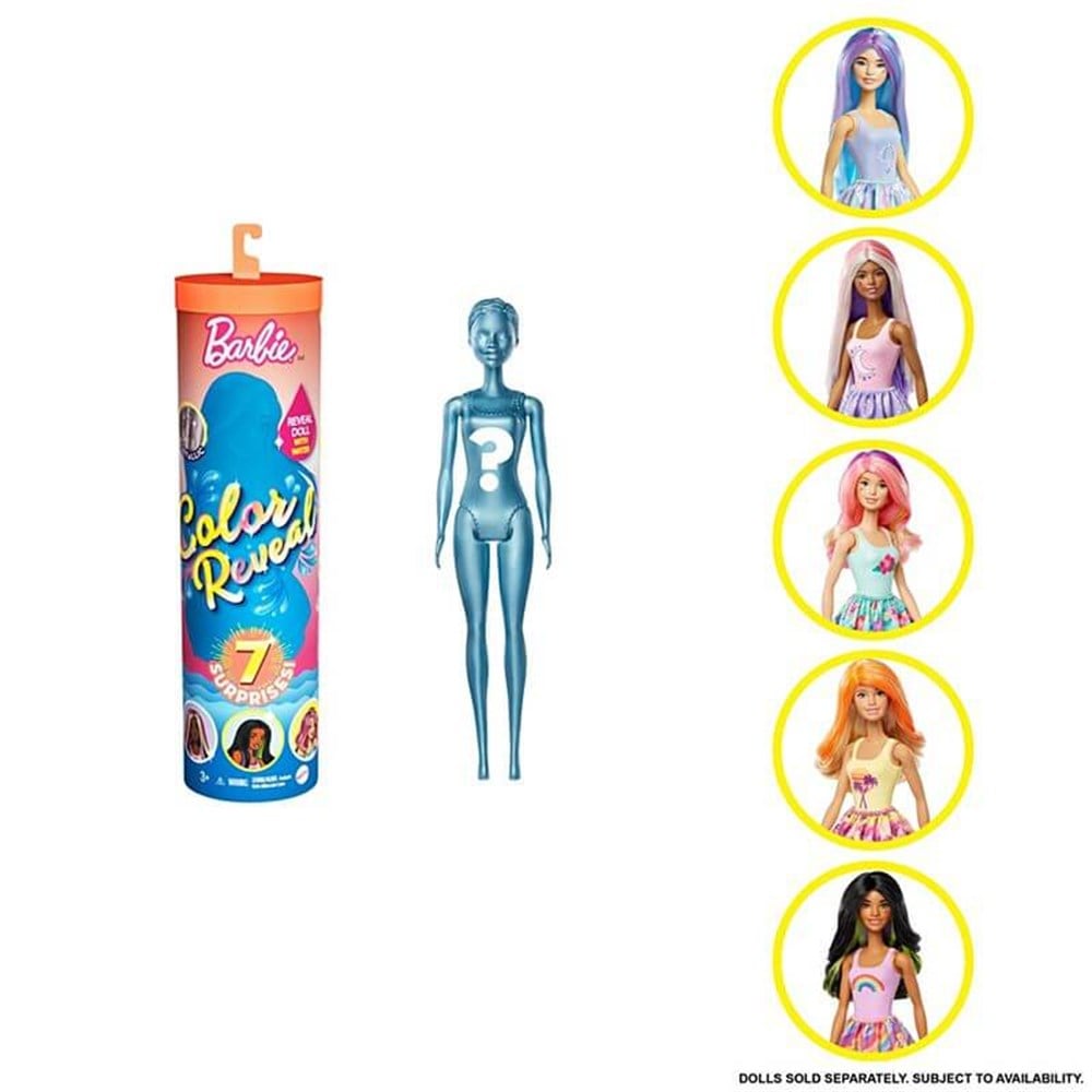 Barbie Color Reveal Renk Değiştiren Sürpriz Bebekler Seri 3 Gtp42 Diğer GTP42
