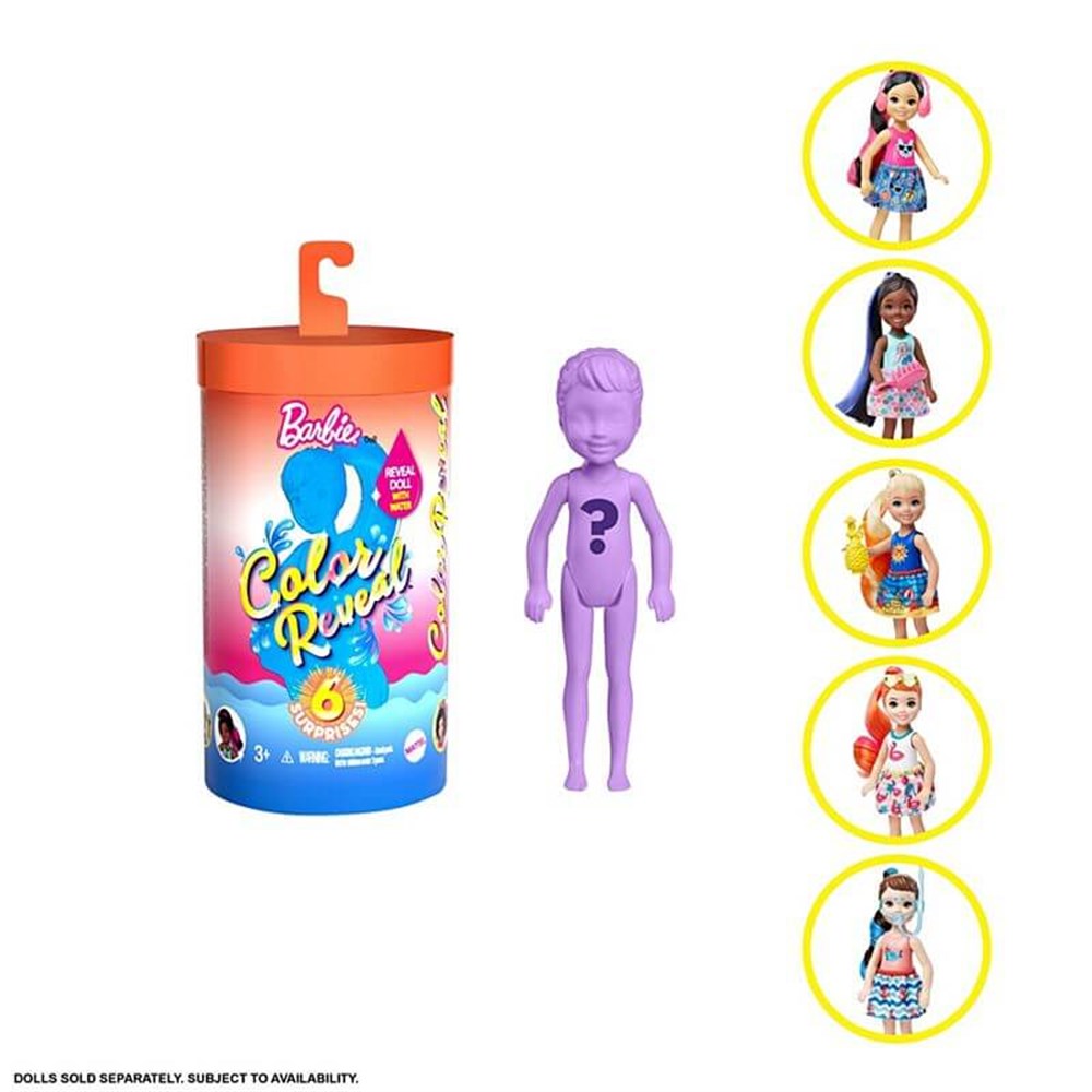 Barbie Color Reveal Renk Değiştiren Sürpriz Chelsea Bebekler Gtp52 Diğer GTP52