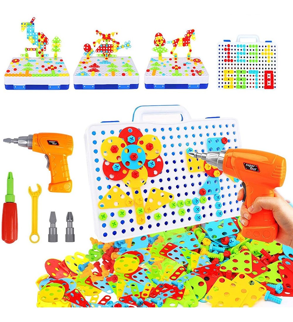 3D Yaratıcı 237 Parça Matkaplı Aktivite Çantası Diğer GVN 609