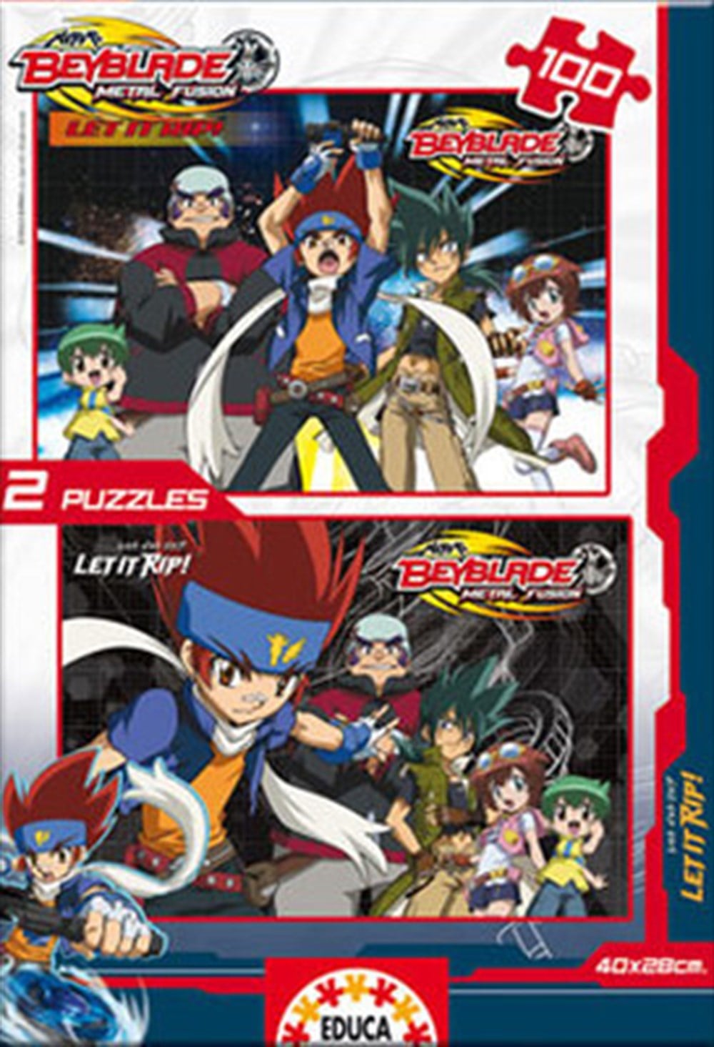 100 Parça 2'li Beyblade Puzzle Diğer HD14884