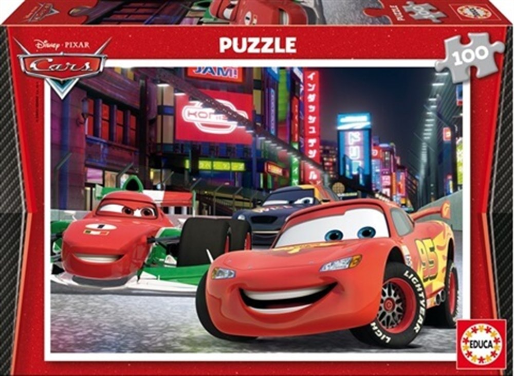 Educa Cars 2 100 Parça Puzzle Diğer HD14940