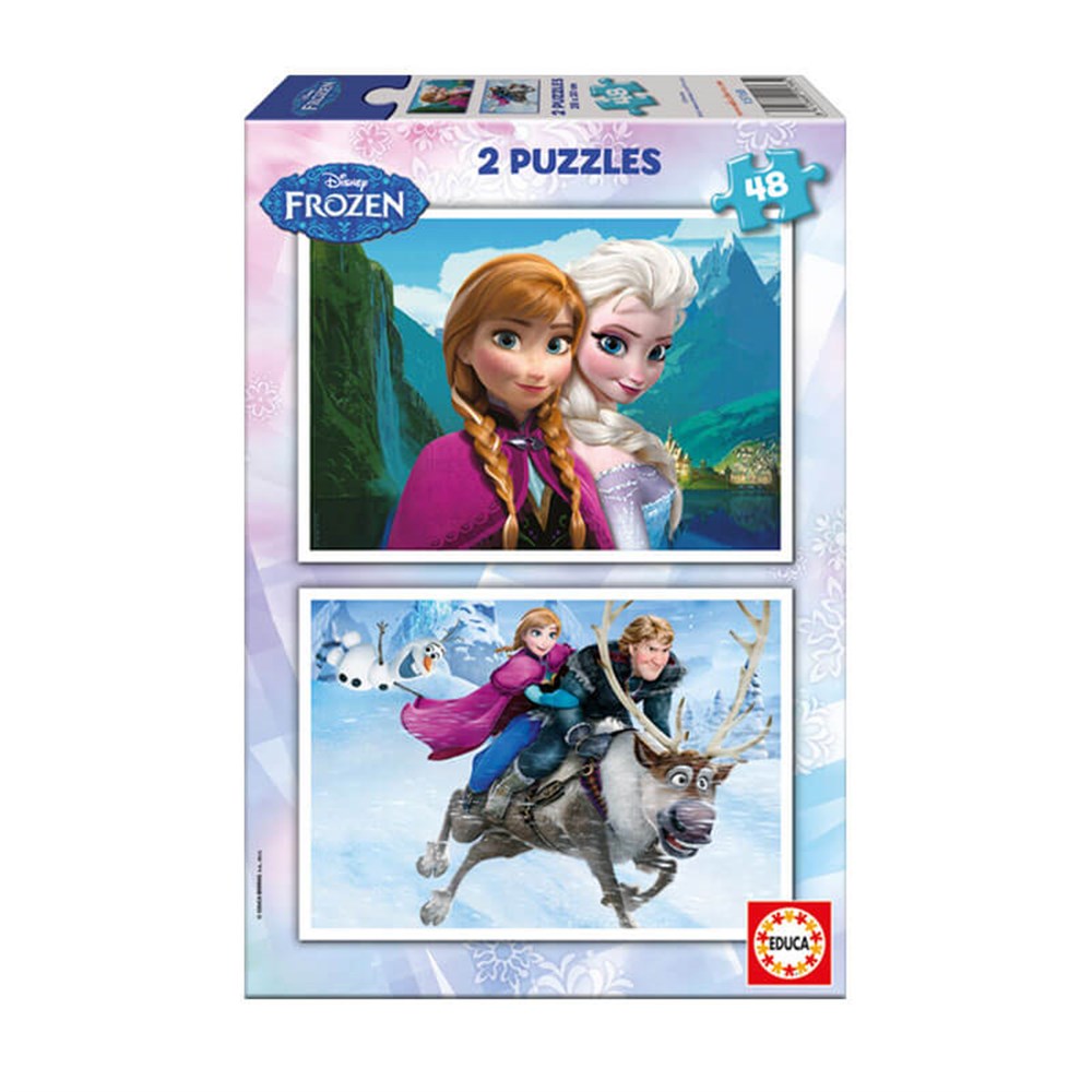 Educa Frozen 2'li 48 Parça Puzzle Diğer HD15178