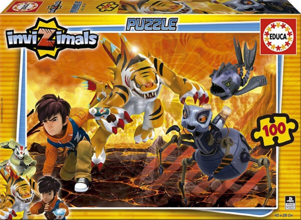 Educa Invizmals 100 Parça Puzzle Diğer HD16178