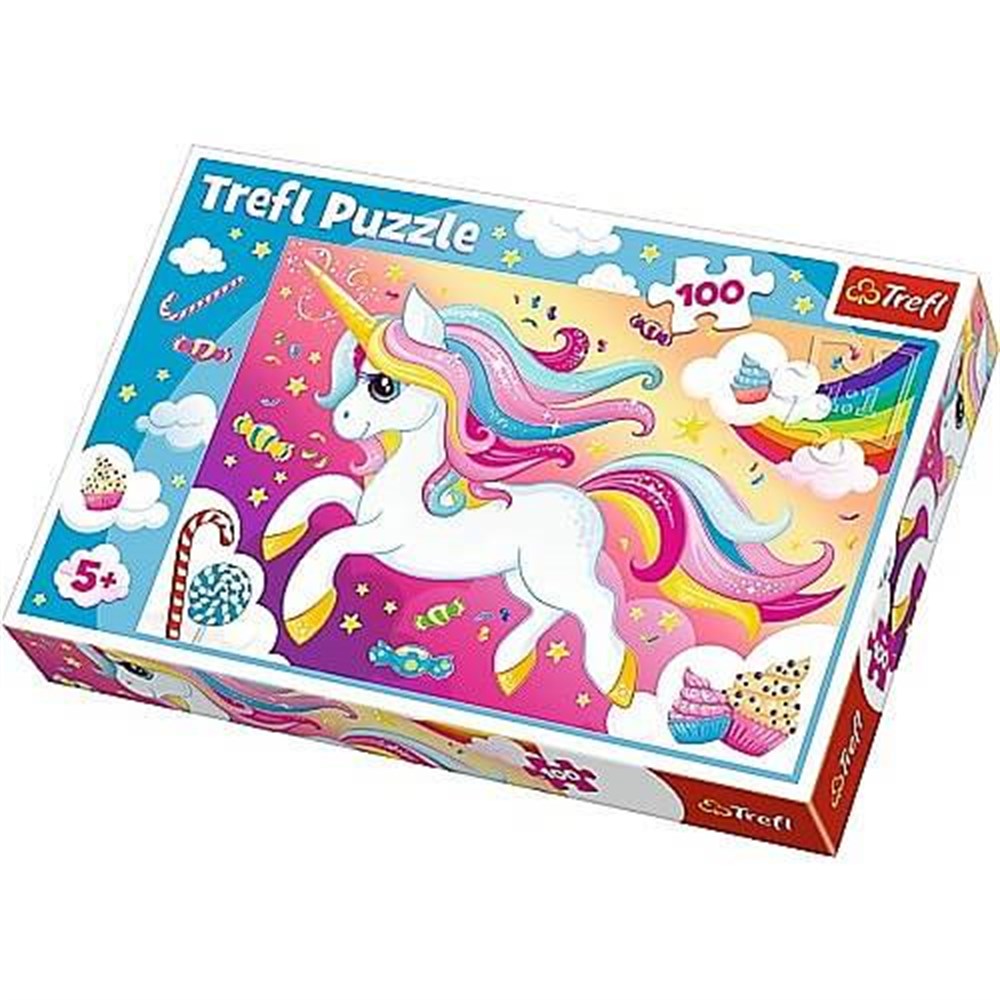 Trefl Beatiful Unicorn 100 Parça Puzzle Diğer HD16386