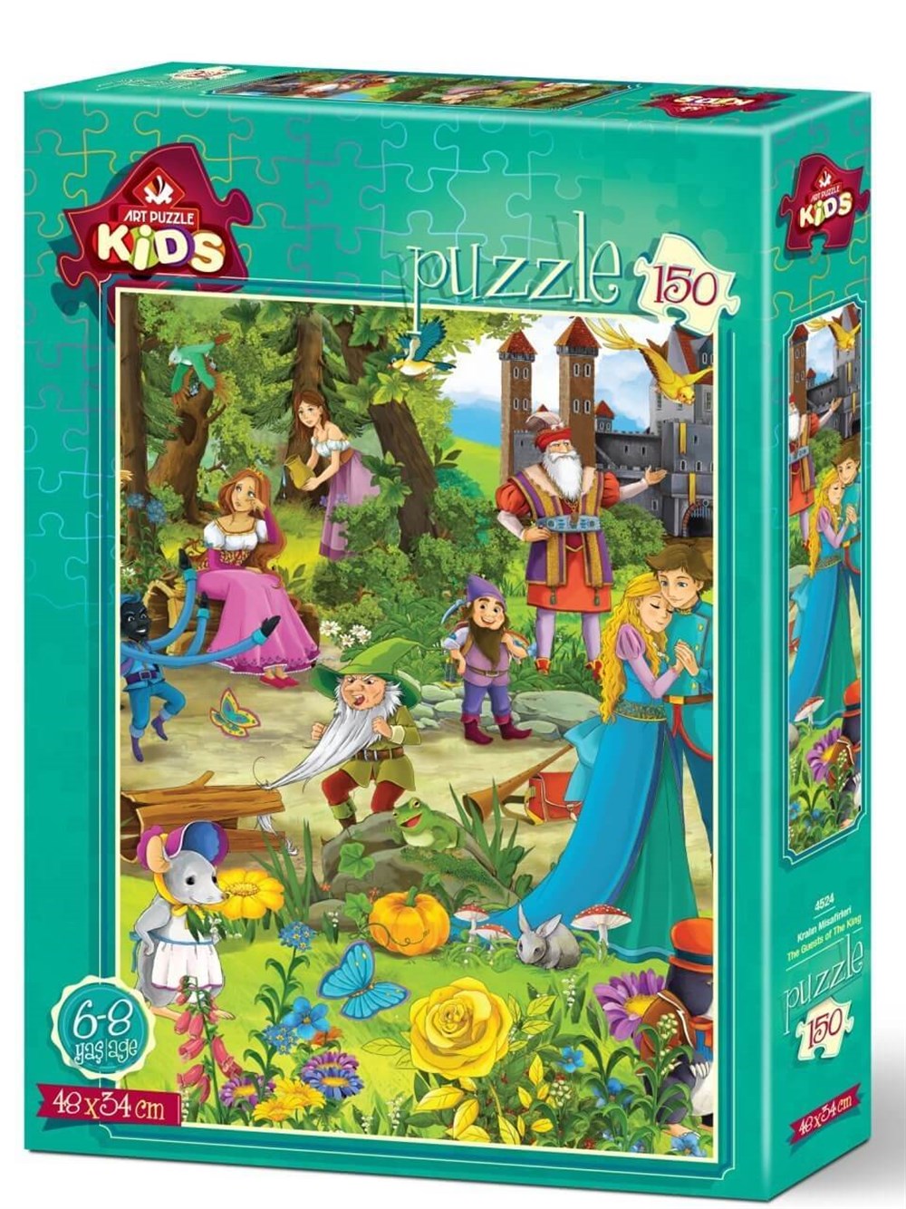 ART PUZZLE KRALIN MISAFIRLERI 150 PARCA YAPBOZ Diğer HD4524