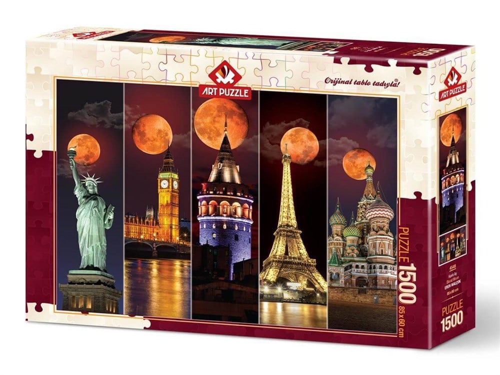 ART PUZZLE KANLI AY 1500 PARCA PUZZLE Diğer HD4548
