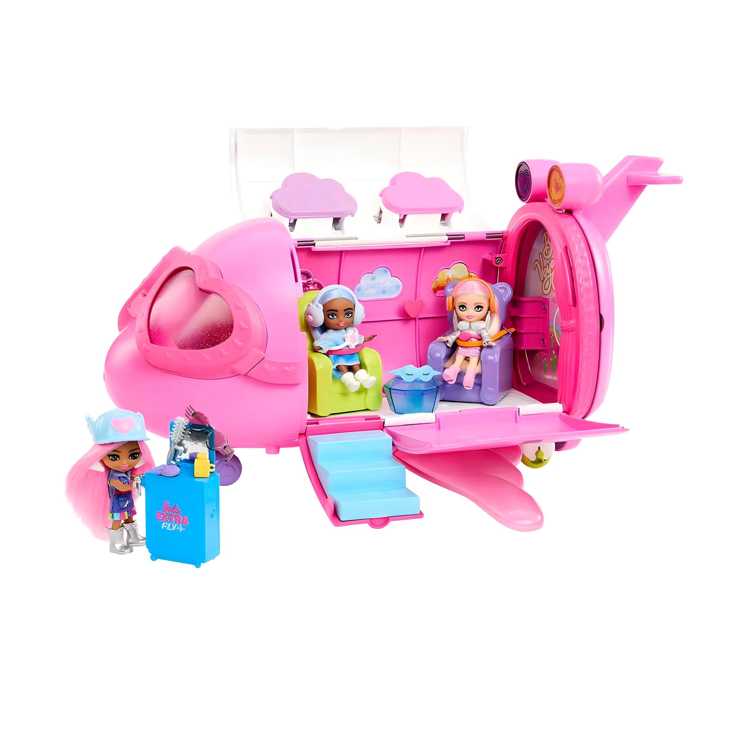BARBIE EXTRA JET VE EXTRA MINI MINIS OYUN SETI HPF72 Diğer HPF72