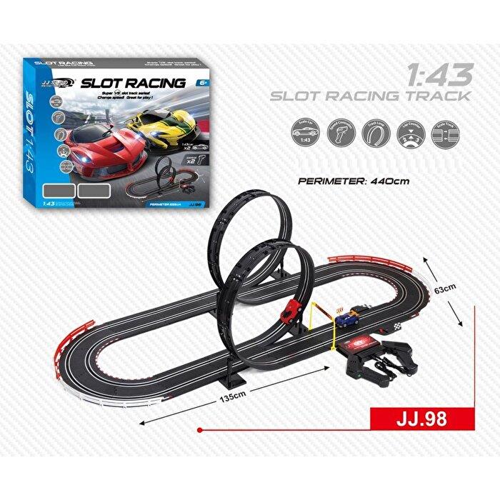 1:43 SAYACLI UZAKTAN KUMANDALI YARIS SETI 555CM Diğer JJ 98 1